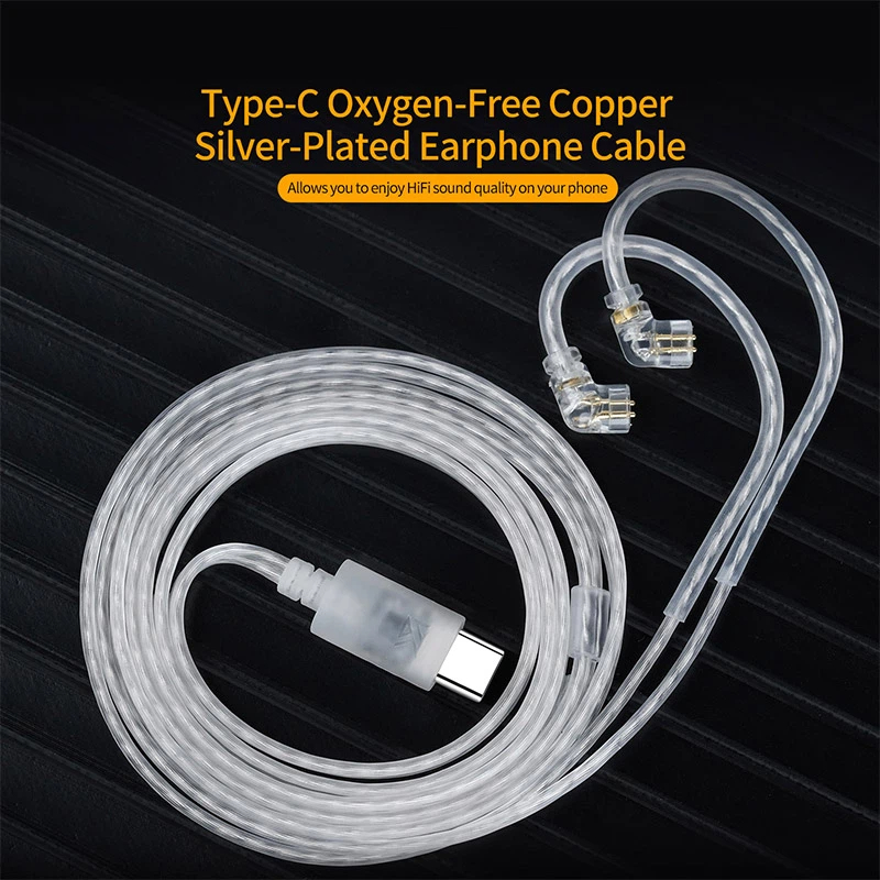 KZ Earphones Cable OFC Silver  - đánh giá và giá Wired Earphone Mic