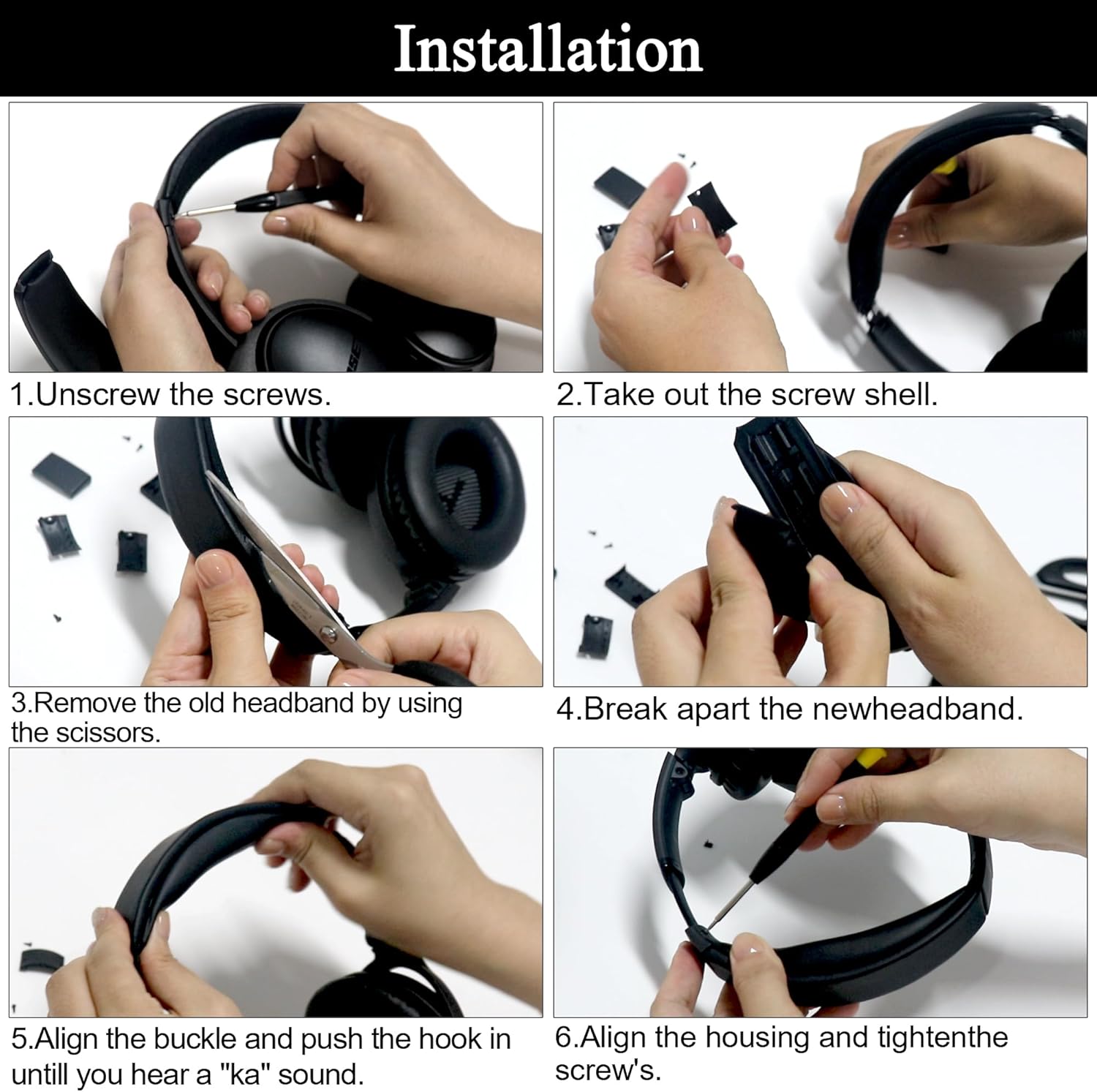 Replacement Headband for Bose  - đánh giá và giá Bose Headphone Qc45