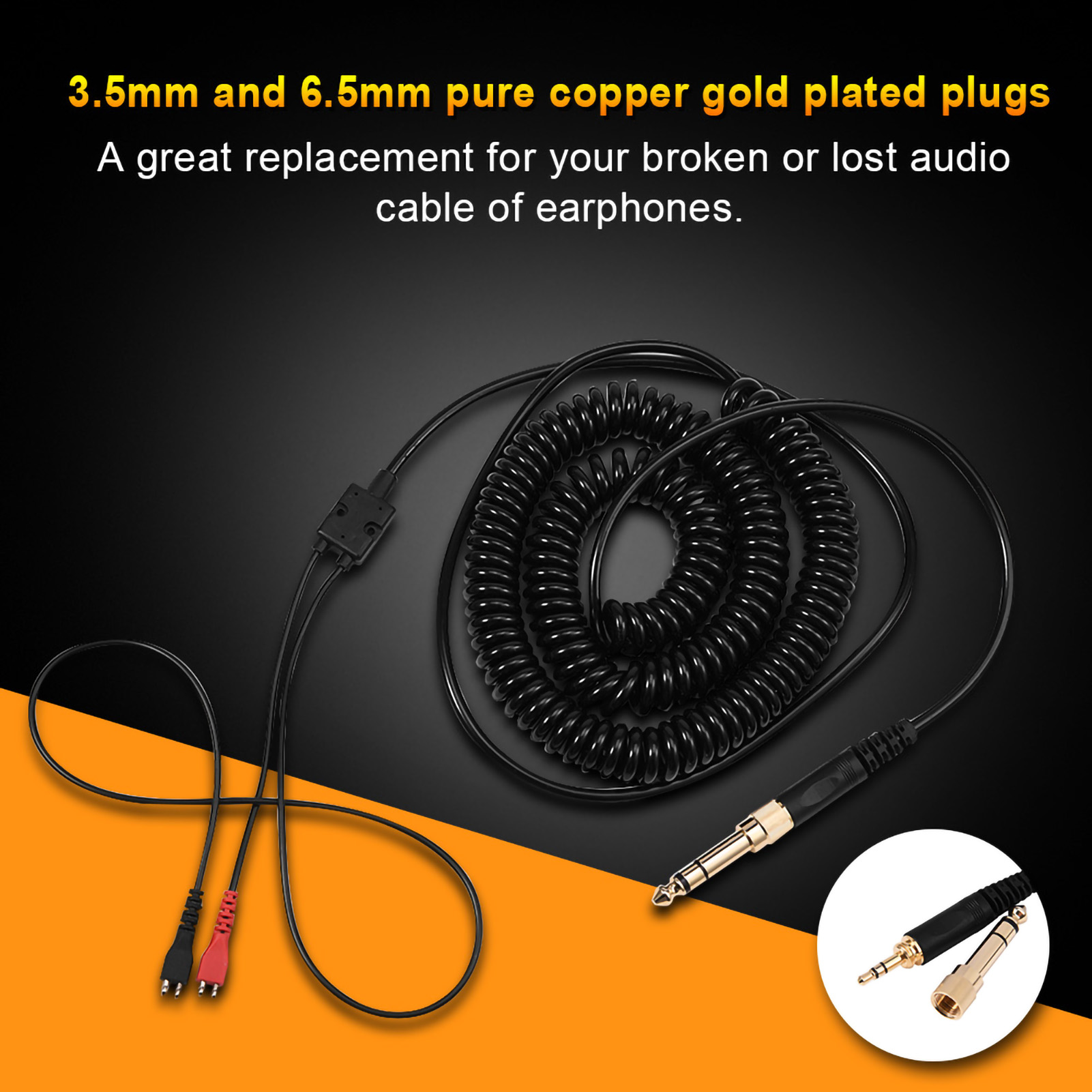 Coil Spring Wire Replacement S - đánh giá và giá Sennheiser Headphone Hd 25
