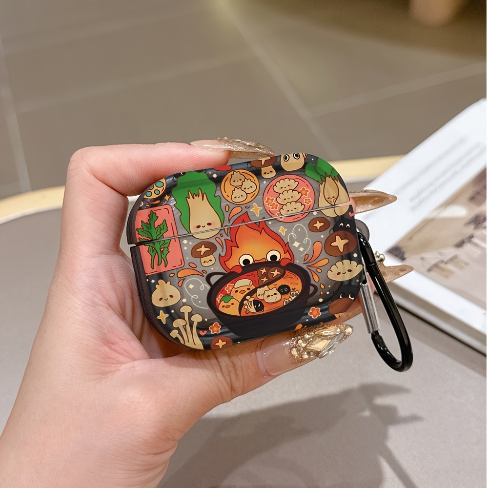 Cute Cartoon Hot Pot Protectiv - đánh giá và giá Headphone Case Hard
